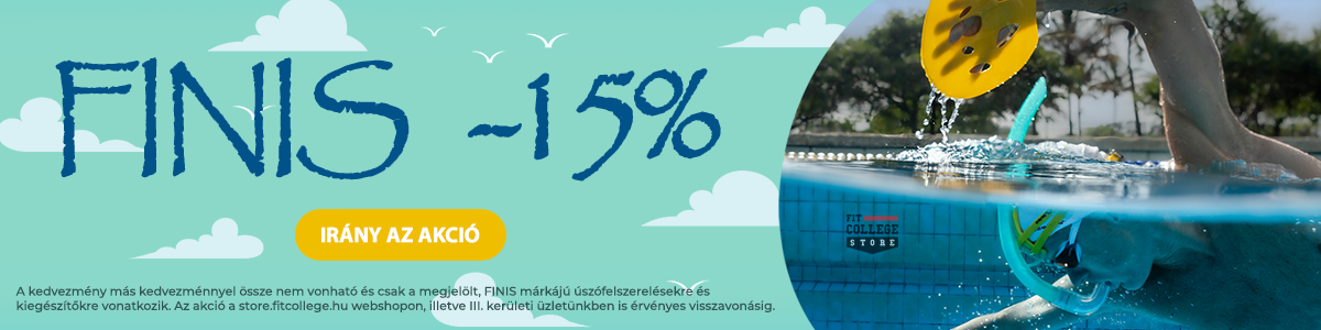 FINIS úszófelszerelések 15% kedvezménnyel - FitCollege STORE