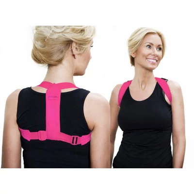 POSTURE FLEXI CORRECTOR TARTÁSJAVÍTÓ HEVEDER  (PINK- S/ M) MÁS MÉRETBEN IS