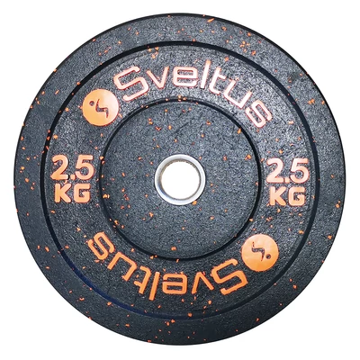 SVELTUS BUMPER PLATE- 45CM CROSSFIT TÁRCSASÚLY (2,5KG)
