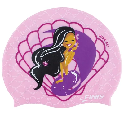 FINIS MERMAID SILICONE CAP színes gyerek úszósapka (TENGERI KAGYLÓ)