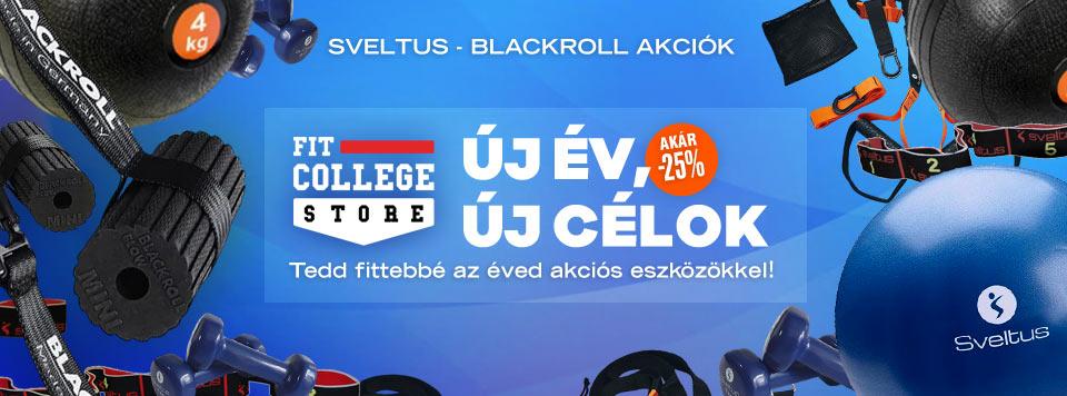 Indítsd az évet lendülettel – Januári akciók a FitCollege Store-ban